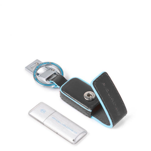 Portachiavi in pelle con chiavetta USB 64gb Bluesquare Piquadro (disponibile in quattro colori)