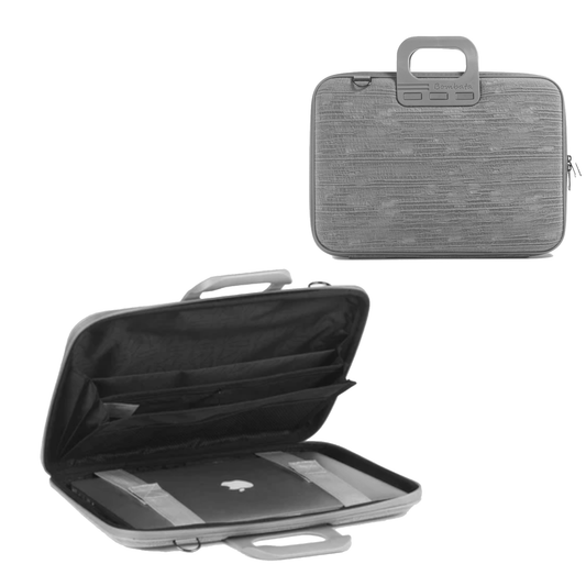 Cartella portacomputer 15,6"Vintage Bombata (disponibile in diversi colori)