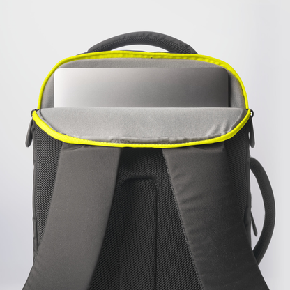 Borsa zainabile portapc 15" "Bi-Bag BLACK OUT" InTempo nero giallo