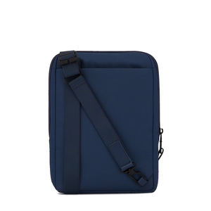 Borsello porta  iPad®10.5''/ iPad 9.7" in tessuto riciclato RFID "Gio" Piquadro blu