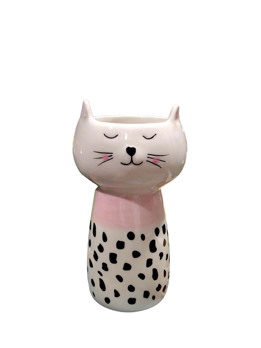 Vasetto in ceramica "Gattino"