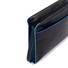 Carica l&#39;immagine nel visualizzatore di Gallery, Pochette in pelle porta iPad® &quot;Blue Square&quot; Piquadro  nero
