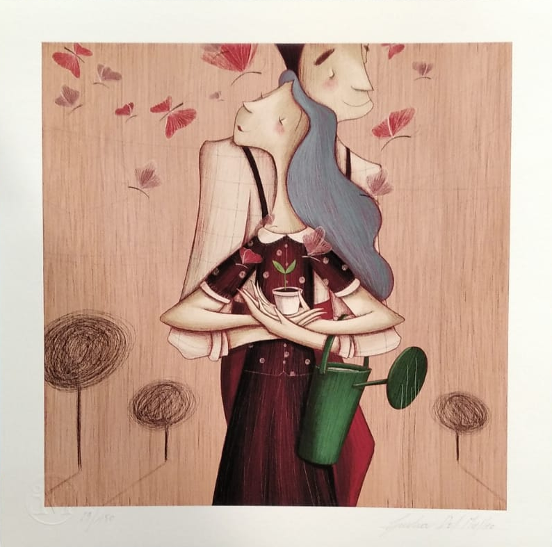 Grafica di Giulia del Mastio: "Germogli"
