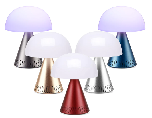 Lampada led portatile grande con speaker "Mina L Audio" Lexon