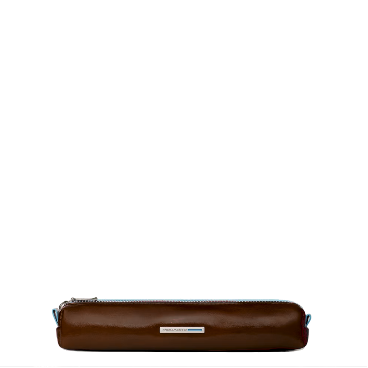 Astuccio portapenne in pelle Stationery Piquadro  mogano