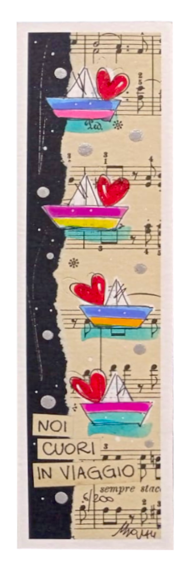 Grafica di Lola Martini "Noi cuori in viaggio"