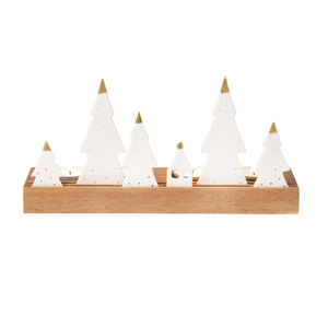 Porta tealight "Alberi"