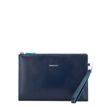 Carica l'immagine nel visualizzatore di Gallery, Pochette uomo sottile porta iPad®mini blu
