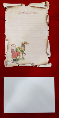 Letterina Pergamena per Babbo Natale 