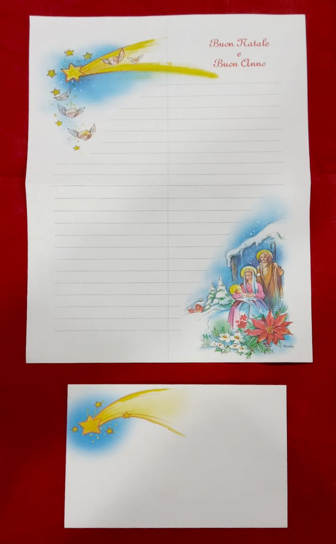 Letterina con glitter per Babbo Natale