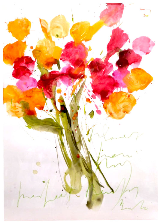Grafica di Luca Bellandi: "Acquarello Fiori"