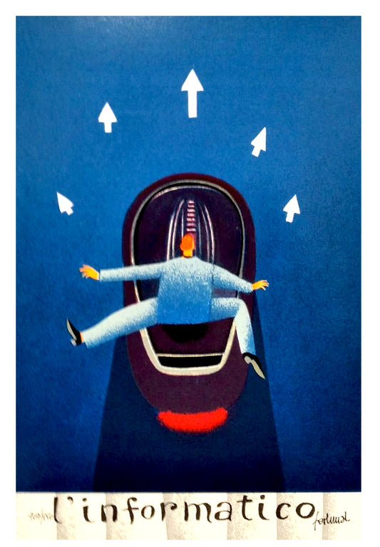 Grafica di Franco Fortunato "L'informatico"