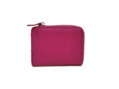 Portafoglio piccolo da donna in similpelle a due soffietti InTempo fucsia