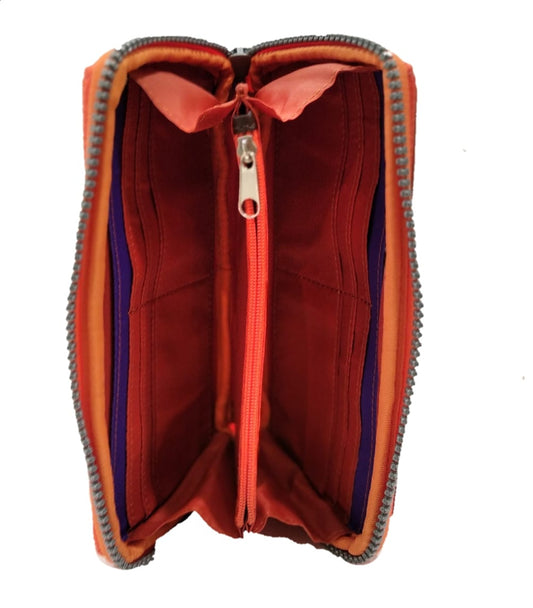 Pochette portafoglio in tessuto tecnico Fluo InTempo