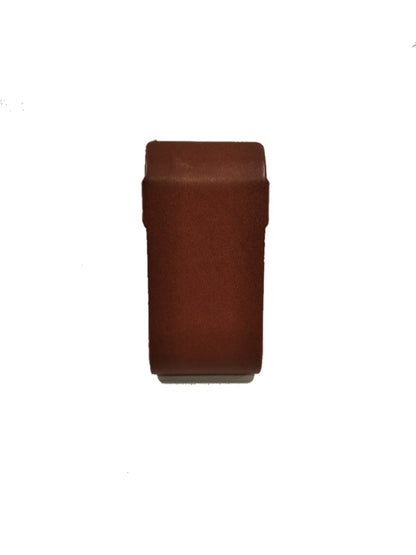 Porta chiavi rigido in pelle Giorgio Fedon cognac