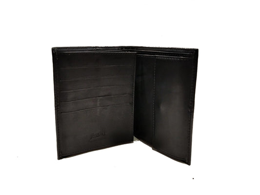 Portafogli verticale da uomo con portabadge Classic Stitch Filofax