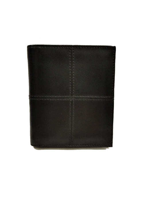 Portafogli verticale da uomo con portabadge Classic Stitch Filofax