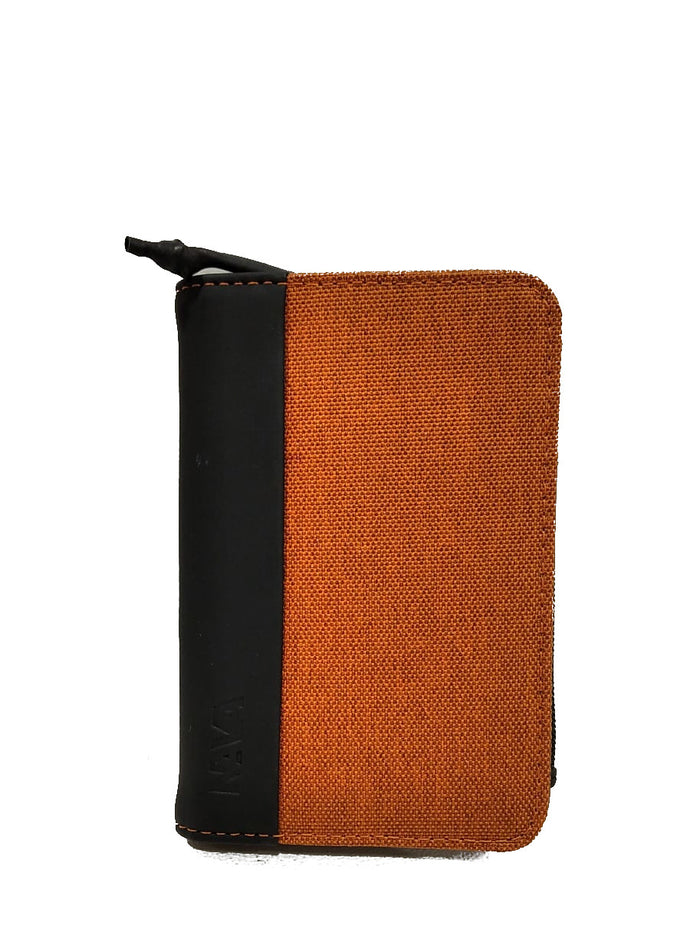 Portafogli verticale in tessuto Nava Design arancio