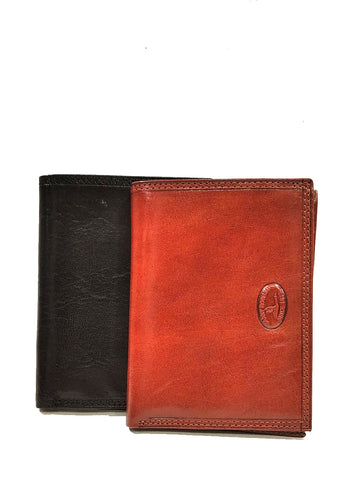 portafogli verticale  in pelle Barry Howard