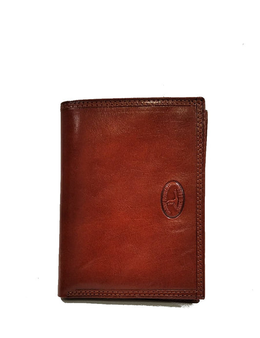 portafogli verticale  in pelle Barry Howard cuoio