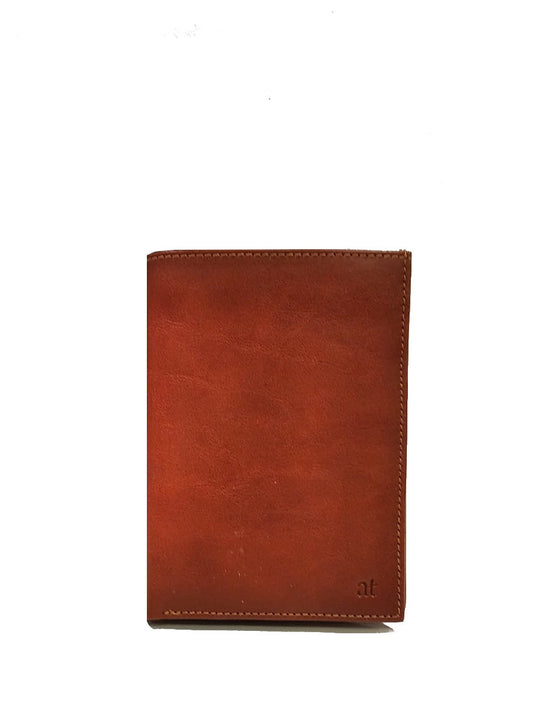 Portafogli verticale con portaspicci in pelle Antica Toscana TERRACOTTA