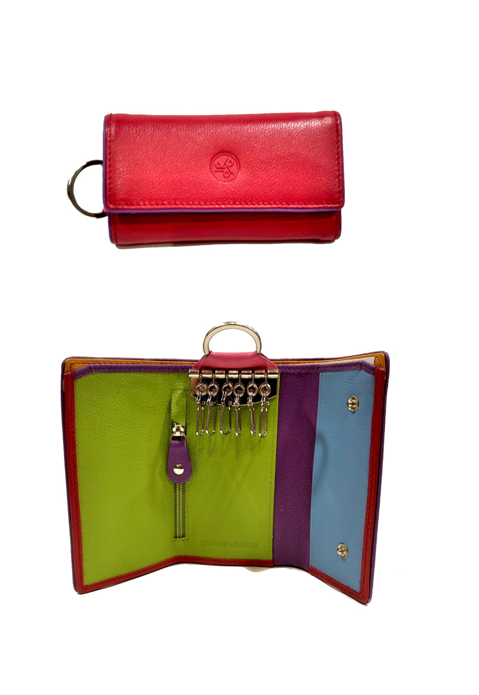 Portachiavi In Corda Di Pelle - Set 24 Pezzi Colorati, Intrecciati A Mano, Per Uomini E Donne - Foto 6