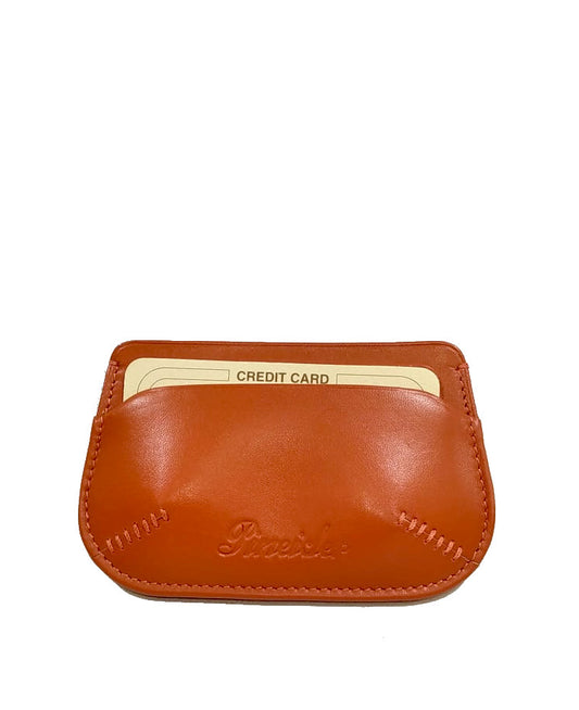 Portacarte di credito in pelle Juliet Pineider brandy