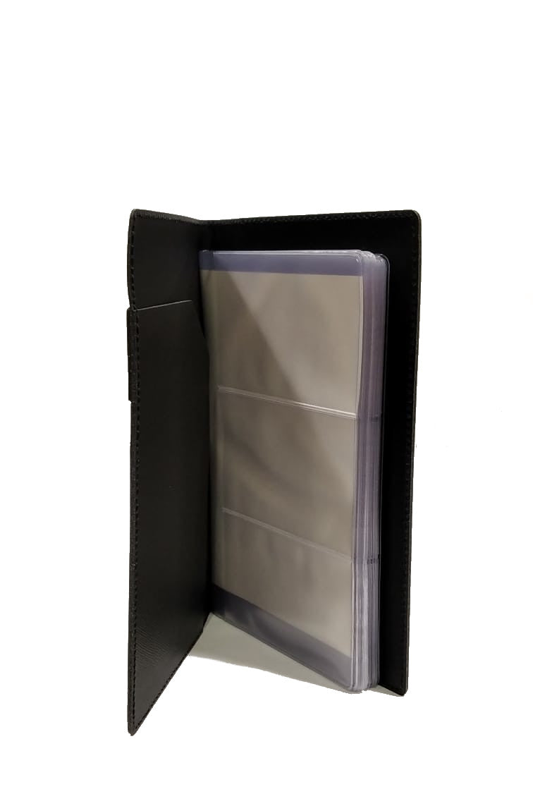 Portabiglietti a tre tasche in pelle saffiano Rapsodia InTempo 
