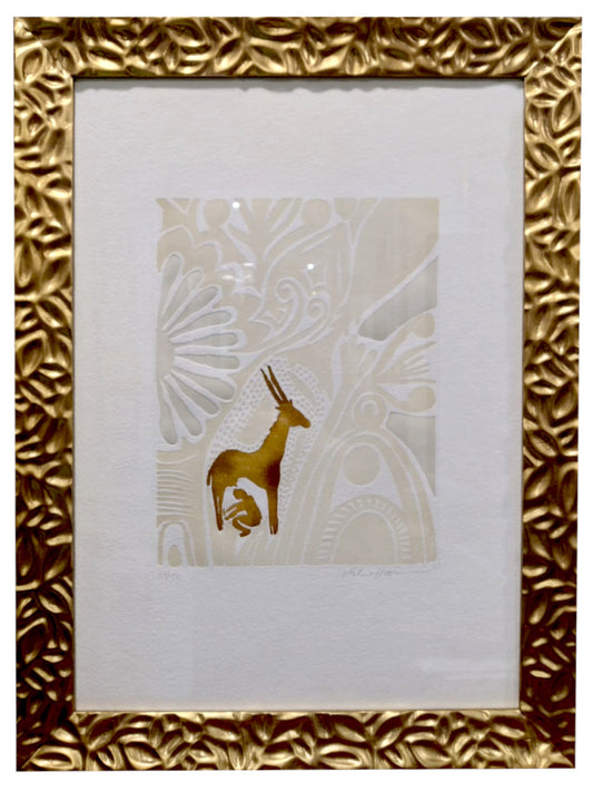 Grafica incorniciata di Fathi Hassan "Africa II"