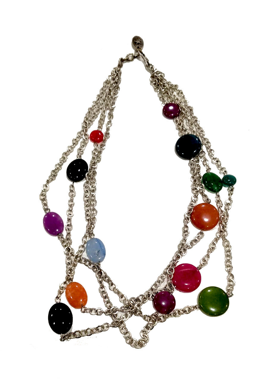 Collana in Zama e pietre dure Stella by Naturca