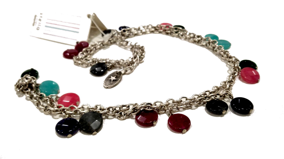 Collana lungaa in Zama e pietre dure Stella by Naturca