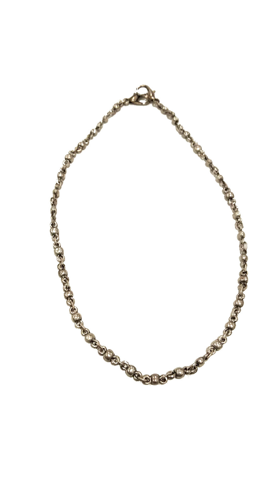 Collana a catena con doppio moschettone e maglia alternata Stella by Naturca