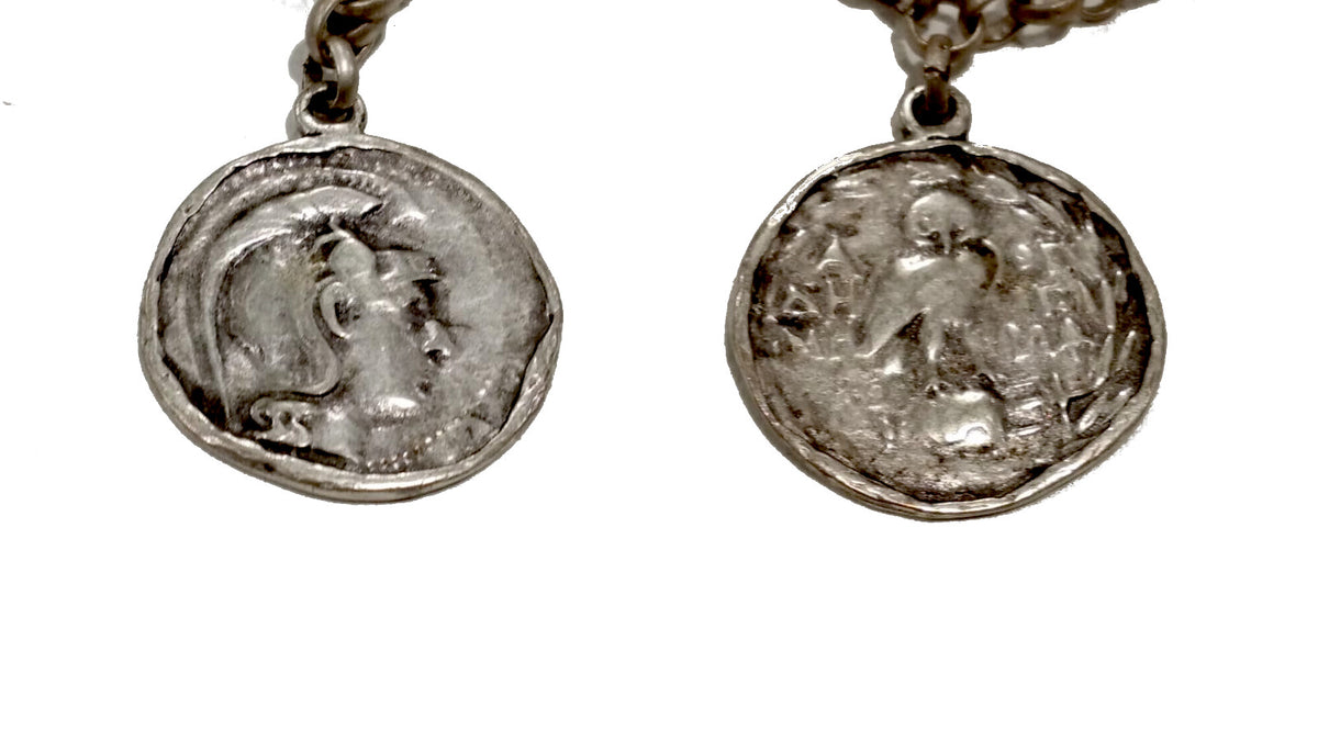 Collana a catena con doppio moschettone e ciondolo Athena Stella by Naturca