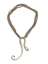 Carica l&#39;immagine nel visualizzatore di Gallery, Collana a doppio indosso in Zama con pendente Serpente Stella by Naturca

