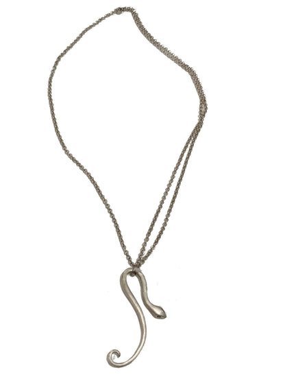 Collana a doppio indosso in Zama con pendente Serpente Stella by Naturca