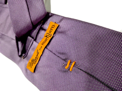 Cravatta settepieghe microfantasia malva Ulturale for MarKiaro