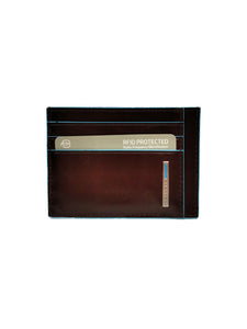 Box  Portacarte + Cintura Blue Square Piquadro