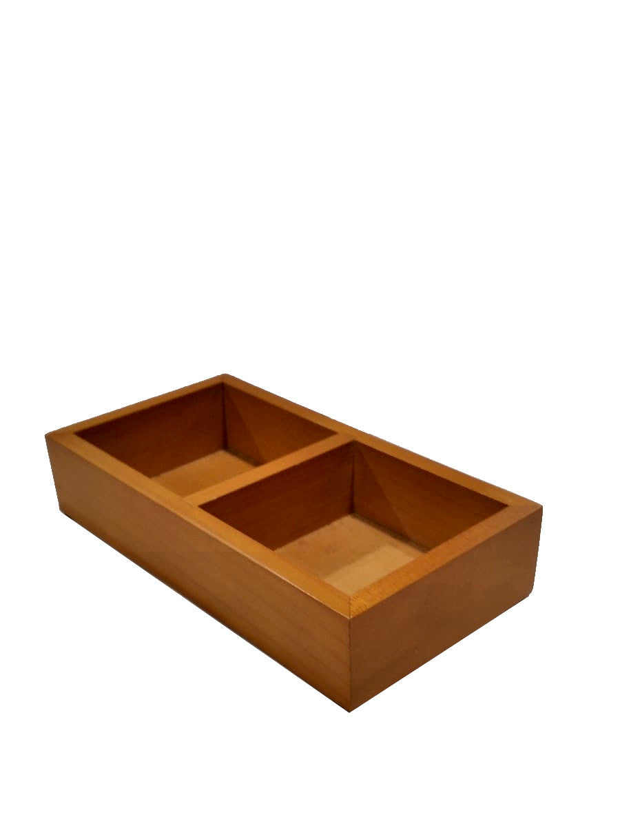 Vuota tasche a due scomparti in legno Milano Series