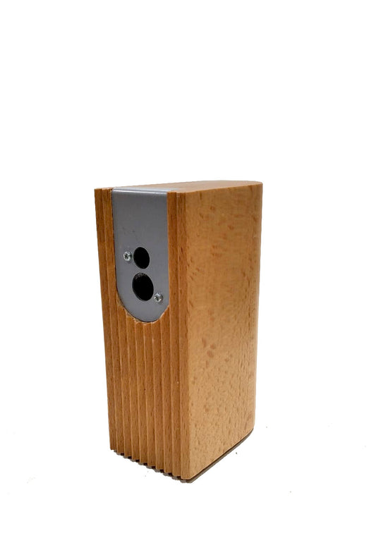 Vaschetta portapenne/ portacorrispondenza in alluminio e legno Emform