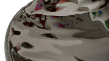 Carica l&#39;immagine nel visualizzatore di Gallery, Ciotola vuotatasche ovale in resina nero/argento Portico 
