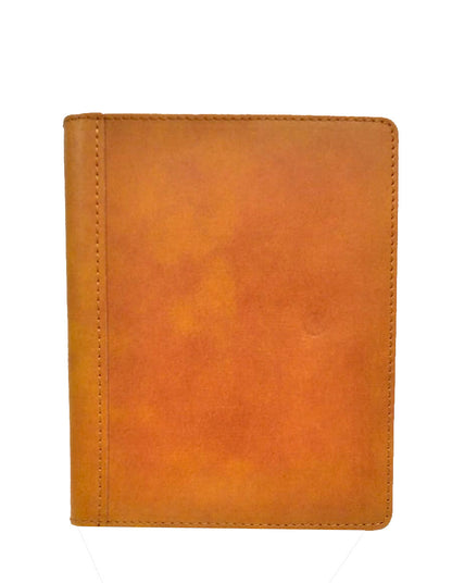Porta block notes da tavolo in pelle NaturalMente Rudi Rabitti  MIELE
