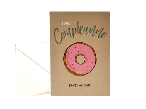 Cartoncino d'auguri con interno senza testo