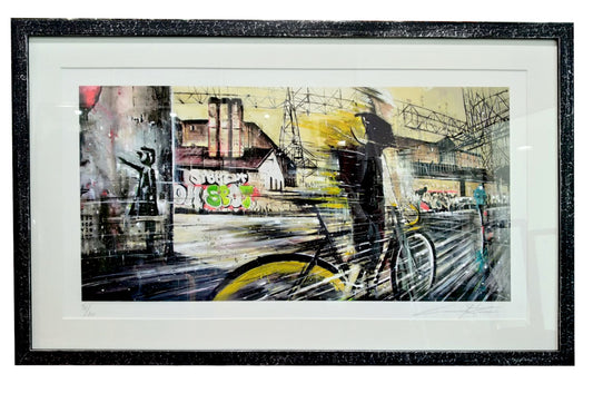 Grafica incorniciata di Corrado Pizzi "URBAN#POP38"