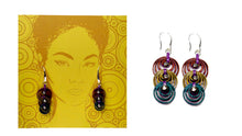 Carica l&#39;immagine nel visualizzatore di Gallery, Cartoncino d&#39;auguri con orecchini in Filigrana Origamo (disponibili in otto varianti)
