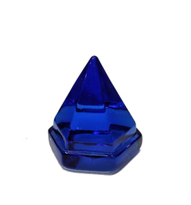 Fermacarte Prisma Blu nautico "Luce di diamante"