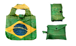 Borsa da shopping richiudibile con custodia brazil