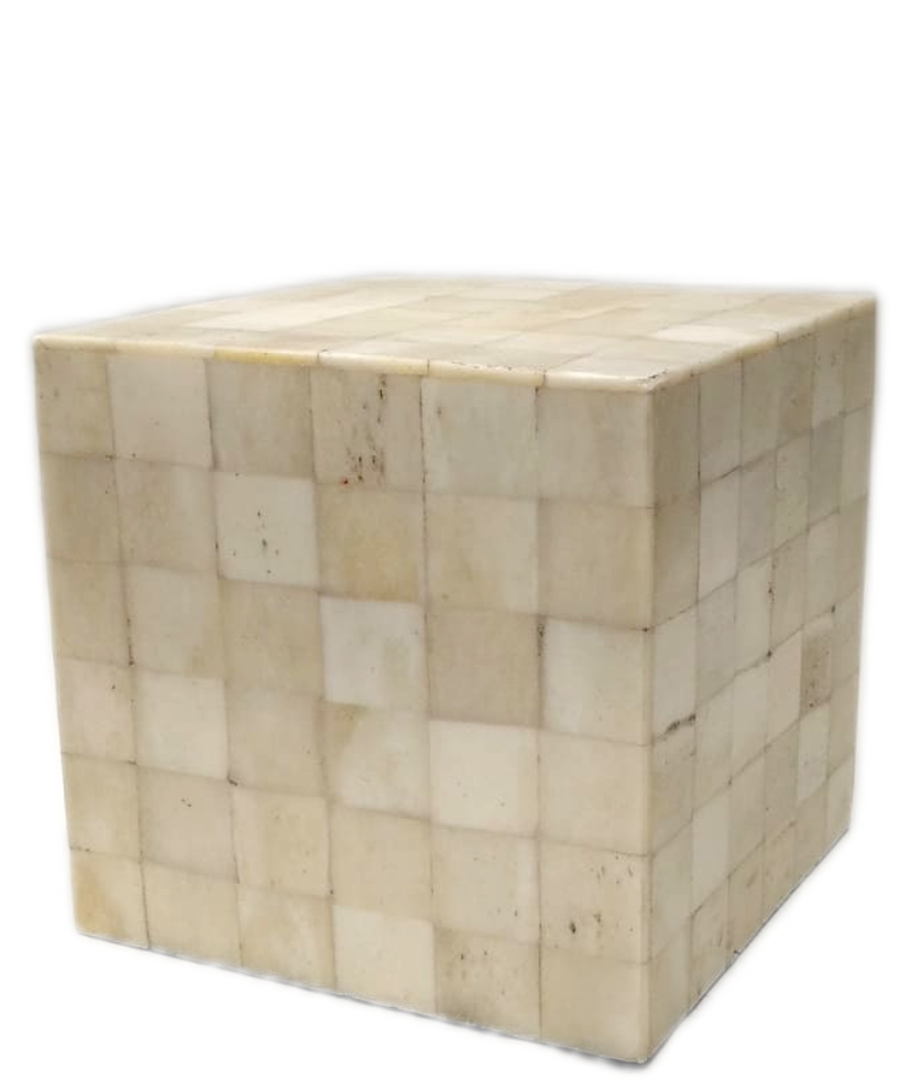 Fermacarte in osso "Cubo" grande+