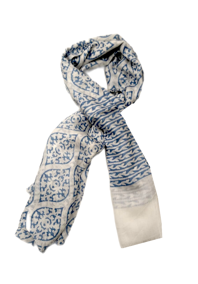 Sciarpa foulard con doppia fantasia Zenia Vestopazzo