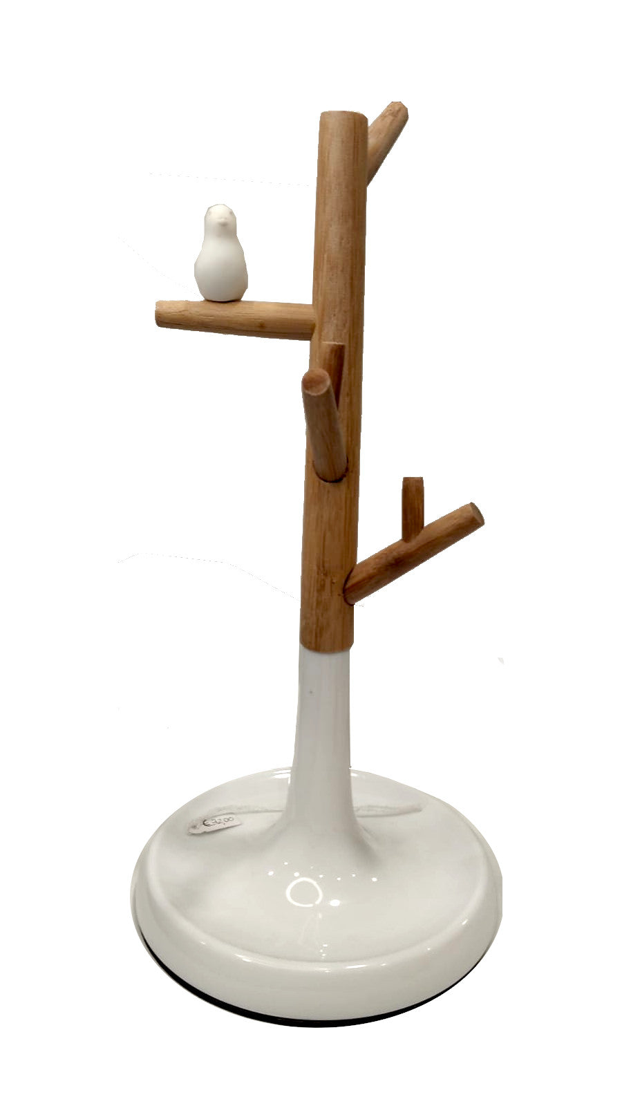 Portagioie in legno e plastica "Trespolo"