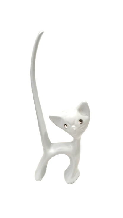 Porta anelli in resina "Animals" gattino